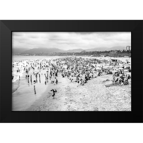Gray Day 2 Black Modern Wood Framed Art Print by Urquhart, Elizabeth