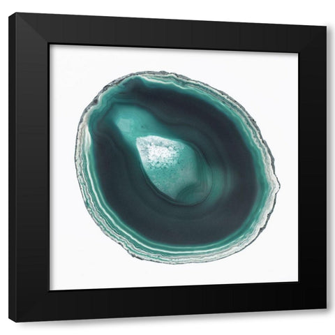 Geode 2 Black Modern Wood Framed Art Print with Double Matting by Urquhart, Elizabeth