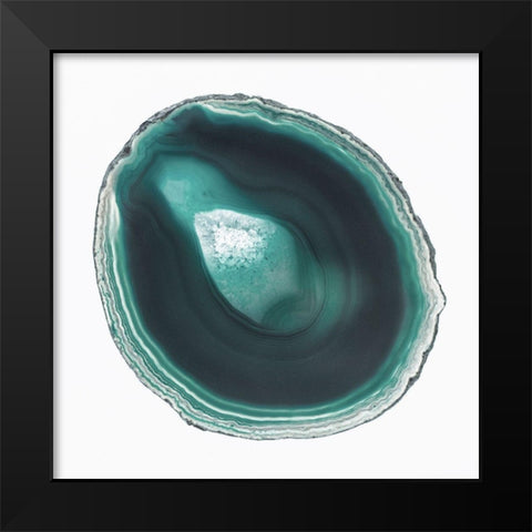 Geode 2 Black Modern Wood Framed Art Print by Urquhart, Elizabeth