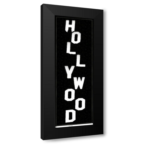 Hollywood Vert Black Modern Wood Framed Art Print with Double Matting by Gibbons, Lauren