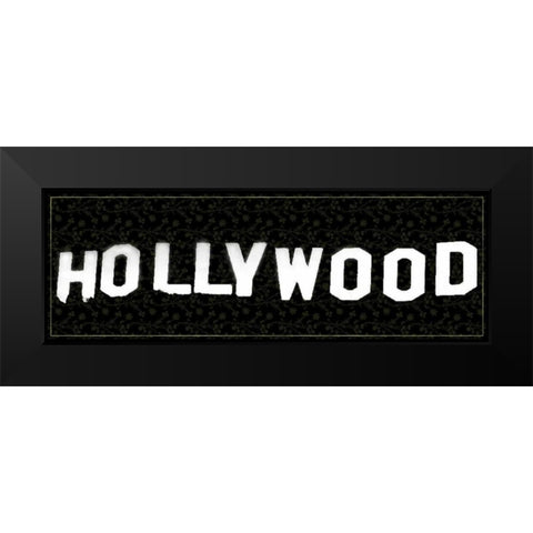 Hollywood Horizon Black Modern Wood Framed Art Print by Gibbons, Lauren