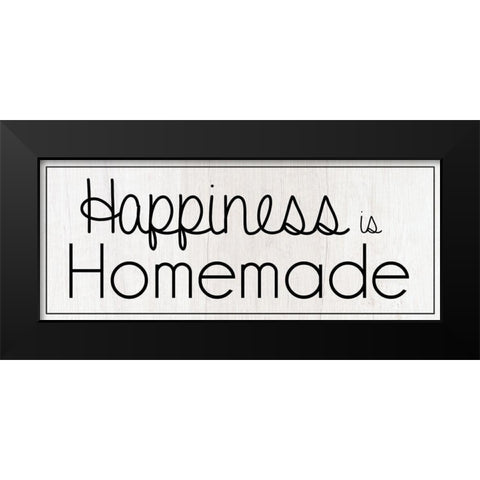 Homemade Happiness Black Modern Wood Framed Art Print by Gibbons, Lauren