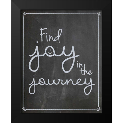 Find Joy in Journey Black Modern Wood Framed Art Print by Gibbons, Lauren