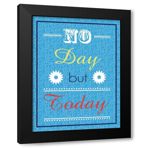 No Day Black Modern Wood Framed Art Print with Double Matting by Gibbons, Lauren