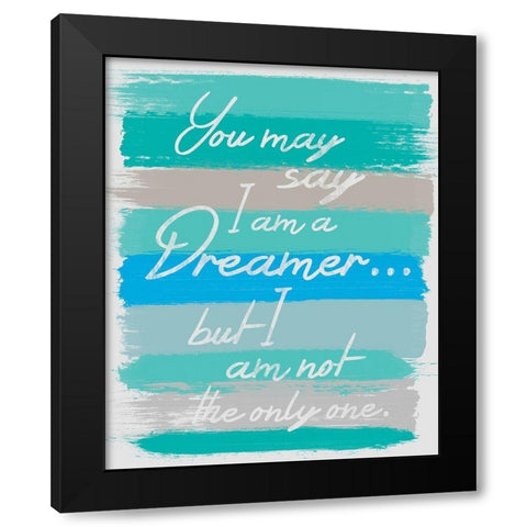 Dreamer Black Modern Wood Framed Art Print by Gibbons, Lauren