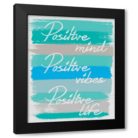 Positive Black Modern Wood Framed Art Print with Double Matting by Gibbons, Lauren