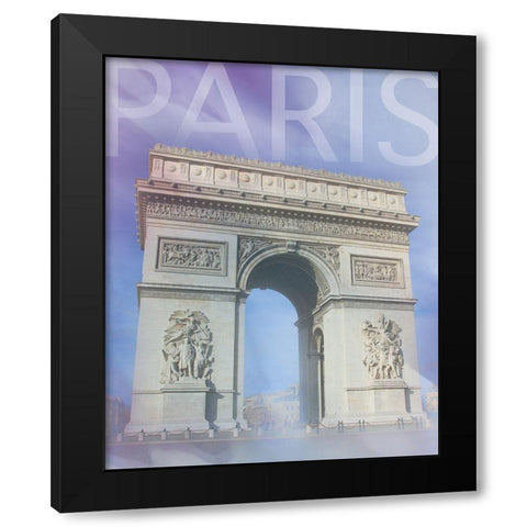 Paris 2b Black Modern Wood Framed Art Print by Gibbons, Lauren