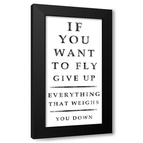 Industrial Fly Black Modern Wood Framed Art Print by Gibbons, Lauren