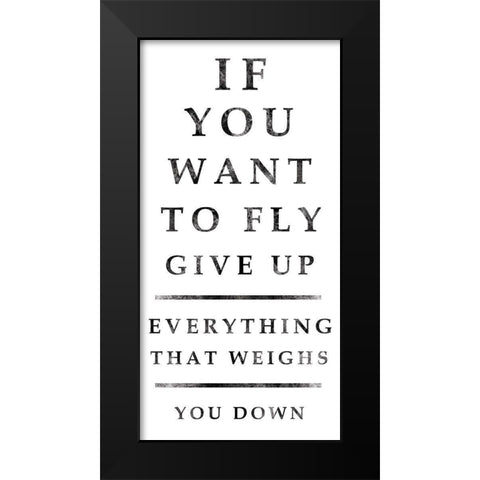 Industrial Fly Black Modern Wood Framed Art Print by Gibbons, Lauren