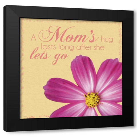 After She Lets Go Black Modern Wood Framed Art Print by Gibbons, Lauren