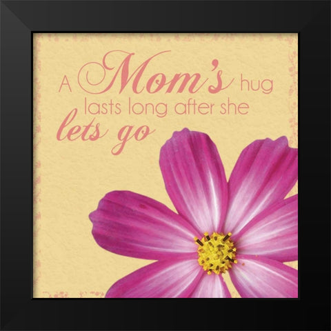 After She Lets Go Black Modern Wood Framed Art Print by Gibbons, Lauren