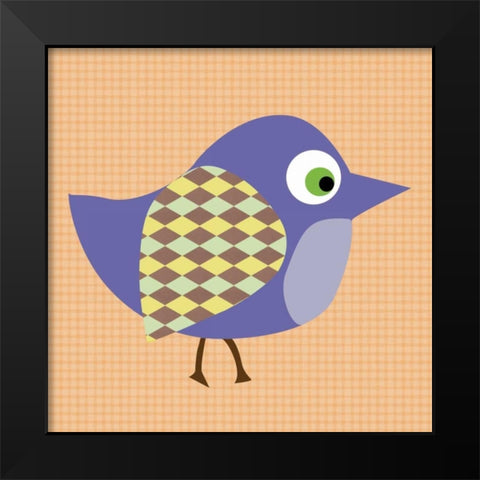 Harlow Bird Black Modern Wood Framed Art Print by Gibbons, Lauren