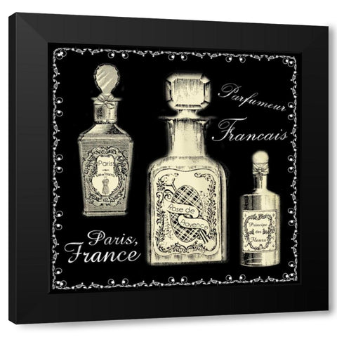 Perfume Noir 2 Black Modern Wood Framed Art Print by Gibbons, Lauren