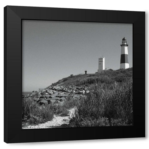 Landscape 2 Black Modern Wood Framed Art Print by Gibbons, Lauren