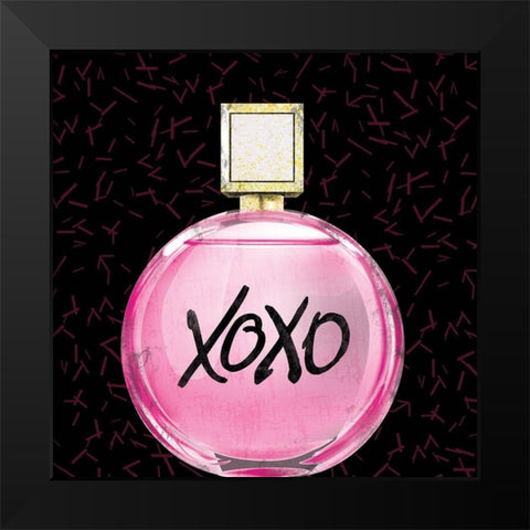 Glamour Perfume Black Modern Wood Framed Art Print by Gibbons, Lauren