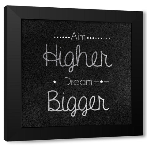 Higher Dreaming Black Modern Wood Framed Art Print with Double Matting by Gibbons, Lauren