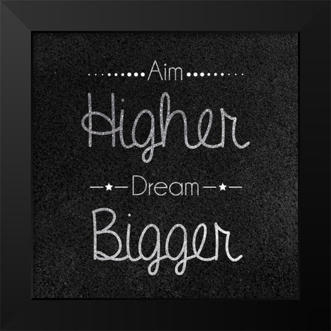 Higher Dreaming Black Modern Wood Framed Art Print by Gibbons, Lauren