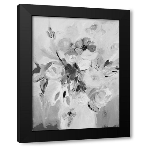 Soft Vase Black Modern Wood Framed Art Print with Double Matting by Daisy D