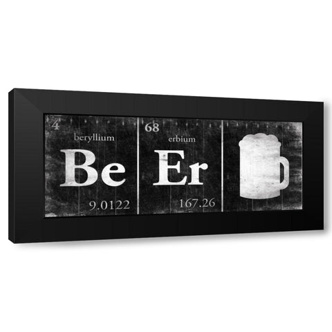 BeEr Black Modern Wood Framed Art Print by Grey, Jace