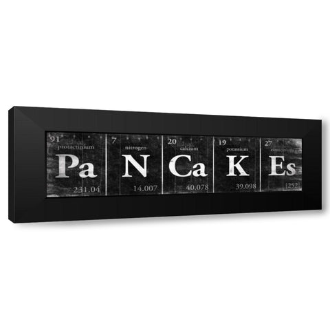 PaNCaKEs Black Modern Wood Framed Art Print by Grey, Jace
