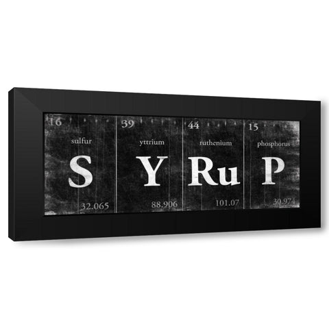 SYRuP Black Modern Wood Framed Art Print with Double Matting by Grey, Jace