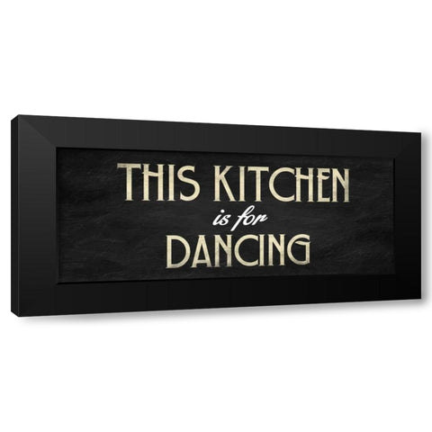 Kitchen Black Modern Wood Framed Art Print with Double Matting by Grey, Jace