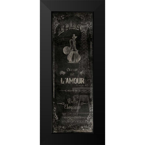 Le Parfum Black Black Modern Wood Framed Art Print by Grey, Jace