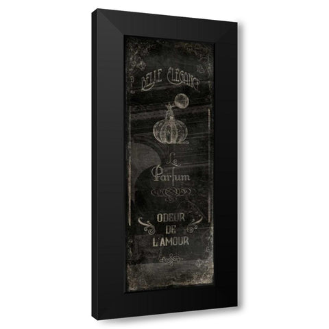 Belle Elegance Black Black Modern Wood Framed Art Print with Double Matting by Grey, Jace