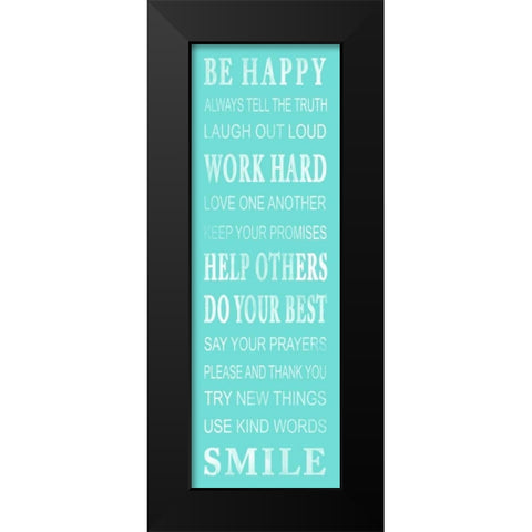 Work Hard Black Modern Wood Framed Art Print by Grey, Jace