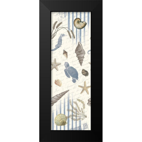 Coastal Mix Black Modern Wood Framed Art Print by Grey, Jace