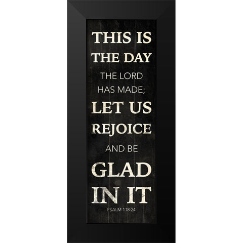 Jesus Said Black Modern Wood Framed Art Print by Grey, Jace