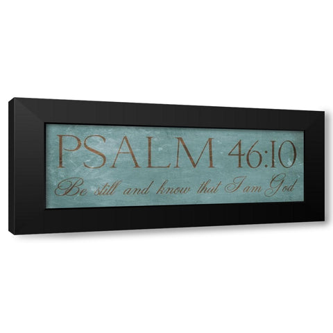Be Still Black Modern Wood Framed Art Print with Double Matting by Grey, Jace
