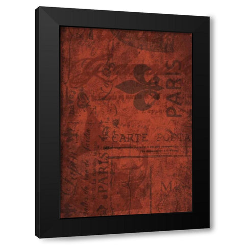 Paris E Black Modern Wood Framed Art Print by Grey, Jace