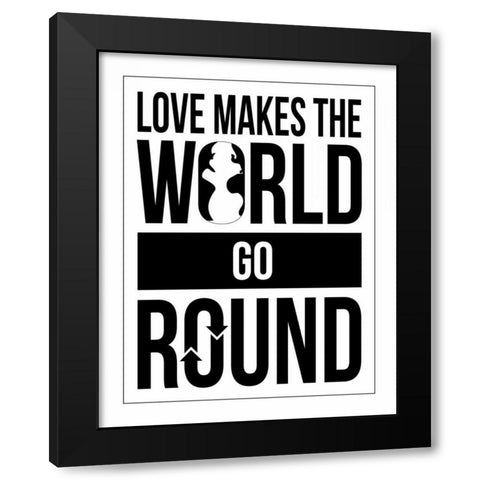 Text B2 Black Modern Wood Framed Art Print by Grey, Jace