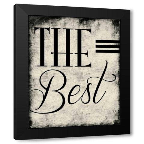 The Best Black Modern Wood Framed Art Print with Double Matting by Grey, Jace