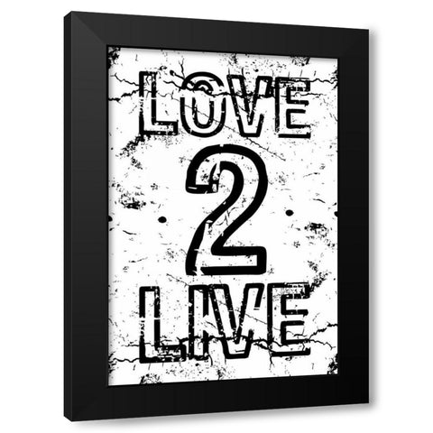 L2L Black Modern Wood Framed Art Print with Double Matting by Grey, Jace