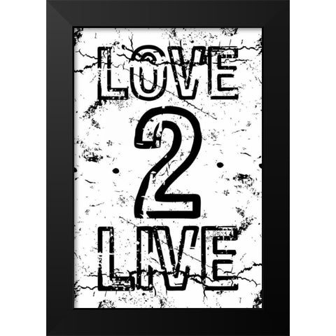 L2L Black Modern Wood Framed Art Print by Grey, Jace