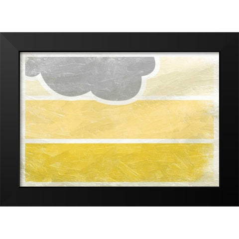 Pattern1 Stag Black Modern Wood Framed Art Print by Grey, Jace