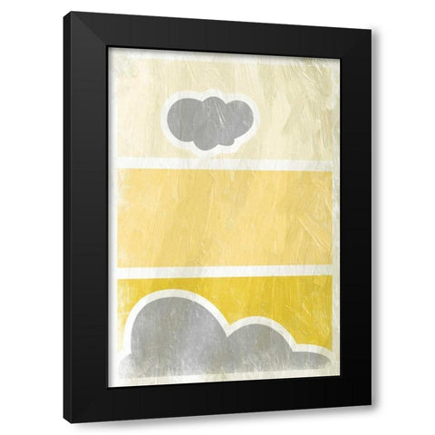 Pattern 2 Stage Vertical Black Modern Wood Framed Art Print by Grey, Jace