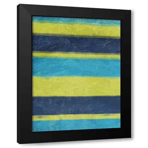 Cool Hues 2 Black Modern Wood Framed Art Print with Double Matting by Grey, Jace