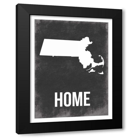 Mass Home Black Modern Wood Framed Art Print by Grey, Jace