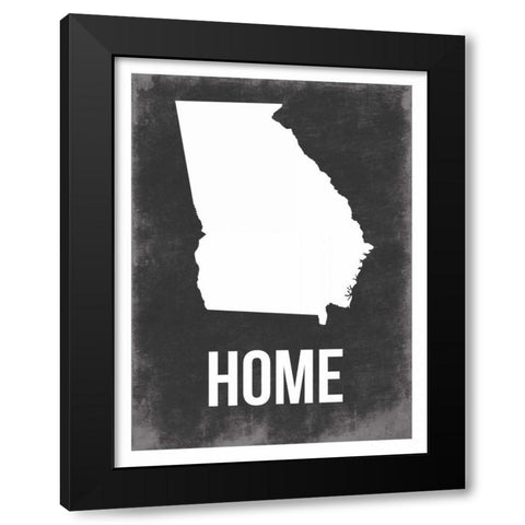 Georgia Home Black Modern Wood Framed Art Print by Grey, Jace