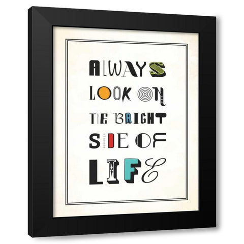 Always Black Modern Wood Framed Art Print with Double Matting by Grey, Jace