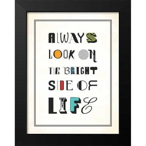 Always Black Modern Wood Framed Art Print by Grey, Jace
