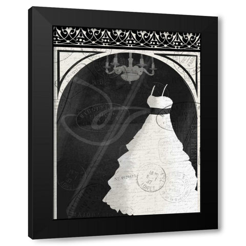 Dress N Window Black Modern Wood Framed Art Print by Grey, Jace