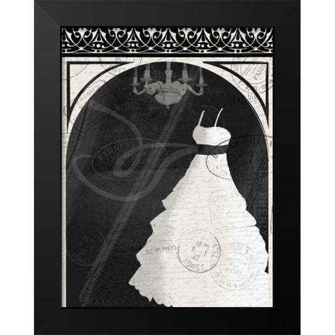 Dress N Window Black Modern Wood Framed Art Print by Grey, Jace