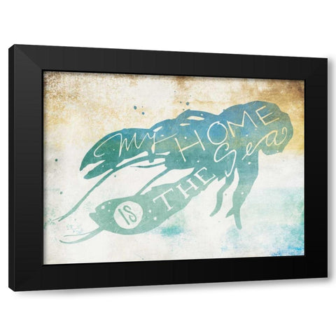 My Home Black Modern Wood Framed Art Print with Double Matting by Grey, Jace