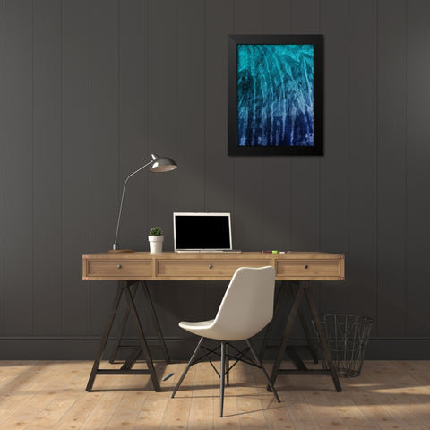 Coastal Ray Black Modern Wood Framed Art Print by Grey, Jace