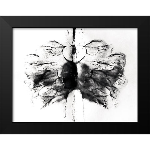Vision Black Modern Wood Framed Art Print by Grey, Jace