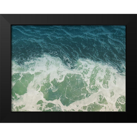 Nuetral Waters Black Modern Wood Framed Art Print by Grey, Jace